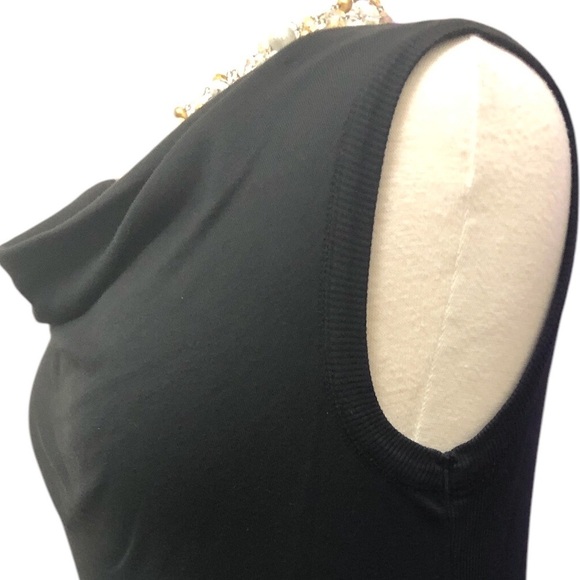 Talbots Black Sleeveless Cowl Neckline Top - Picture 4 of 9